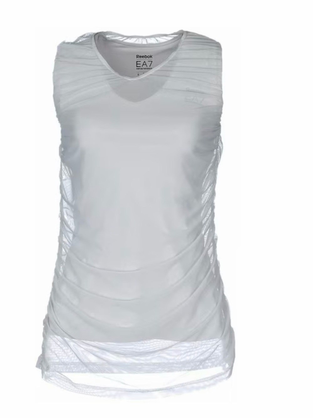 Reebok x Emporio Armani EA7 mesh overlaid tank top